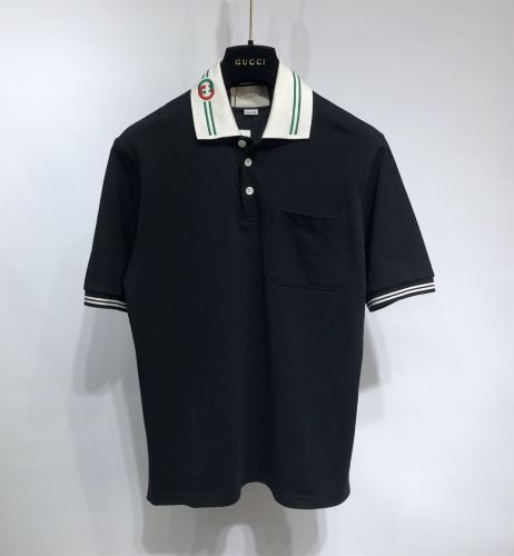 GUCCI COTTON PIQUET POLO WITH INTERLOCKING G – GGS035
