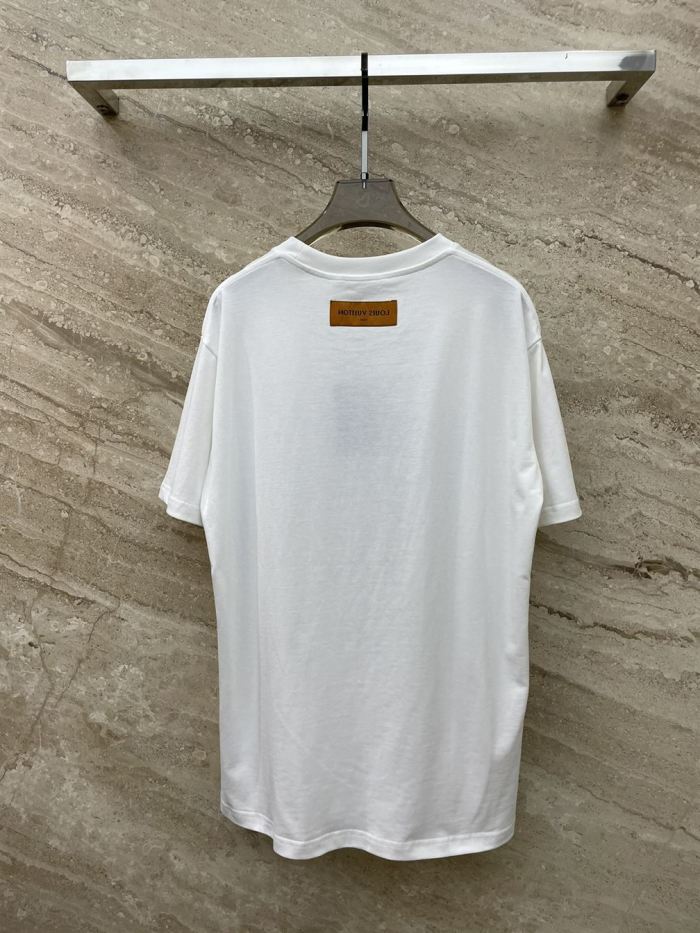 LOUIS VUITTON PRINTED COTTON T-SHIRT – LVTS063