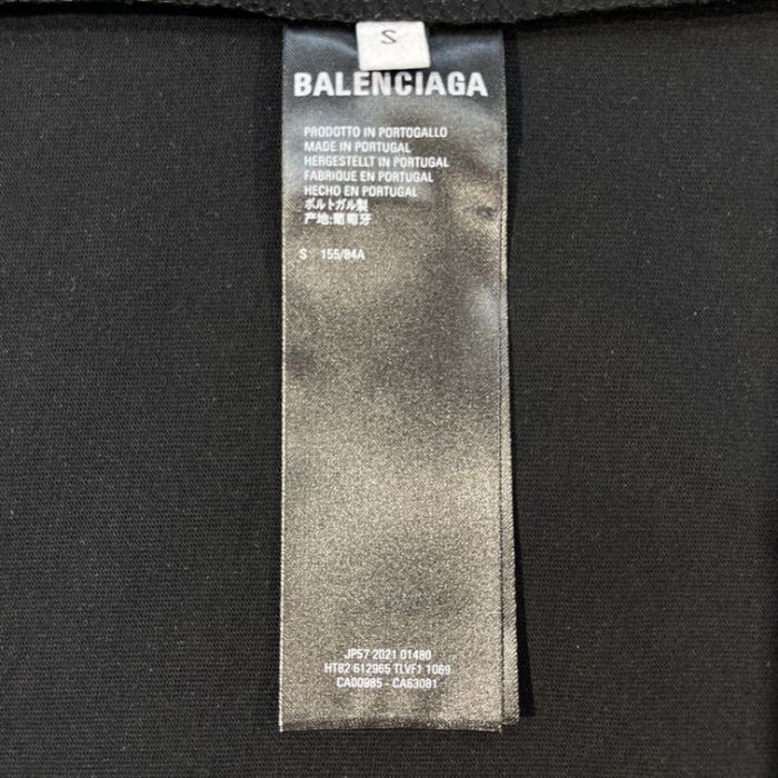 BALENCIAGA  MEN’S SLIME T-SHIRT MEDIUM FIT IN BLACK – BAS011