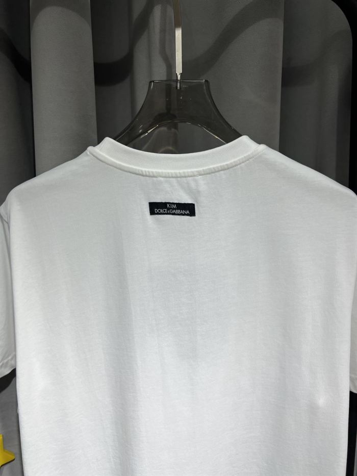 DOLCE & GABBANA CIAO KIM PIZZA-PRINT T-SHIRT – DT014