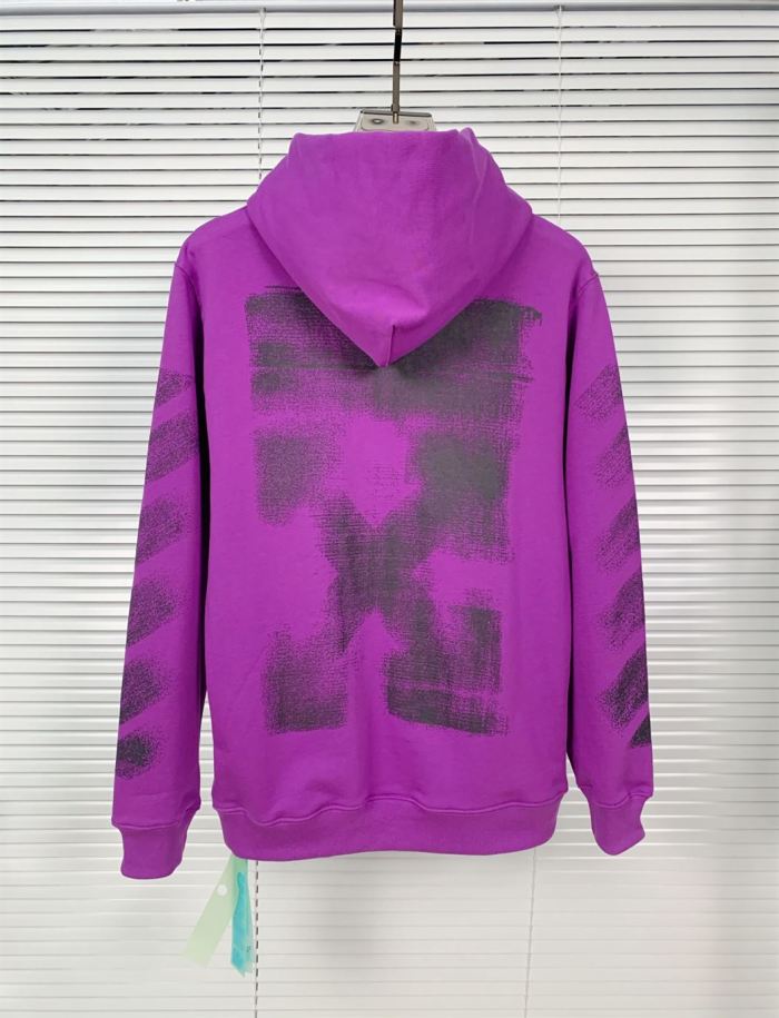 OFF-WHITE ARROWS-PRINT DRAWSTRING HOODIE – OS013