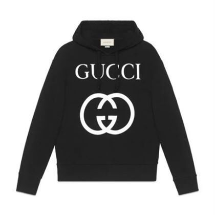 GUCCI HOODED SWEATSHIRT WITH INTERLOCKING G – GCK007
