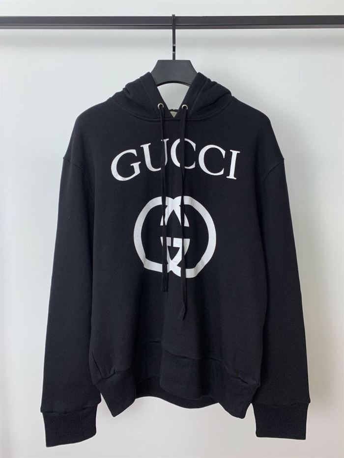 GUCCI HOODED SWEATSHIRT WITH INTERLOCKING G – GCK007