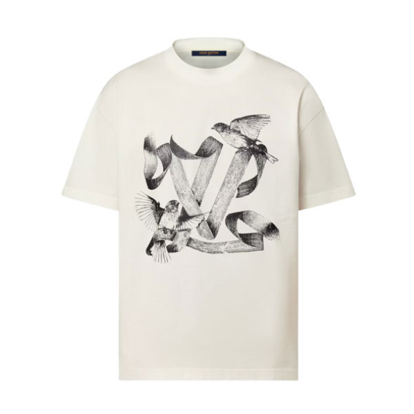 LOUIS VUITTON PRINTED COTTON T-SHIRT – LVTS063