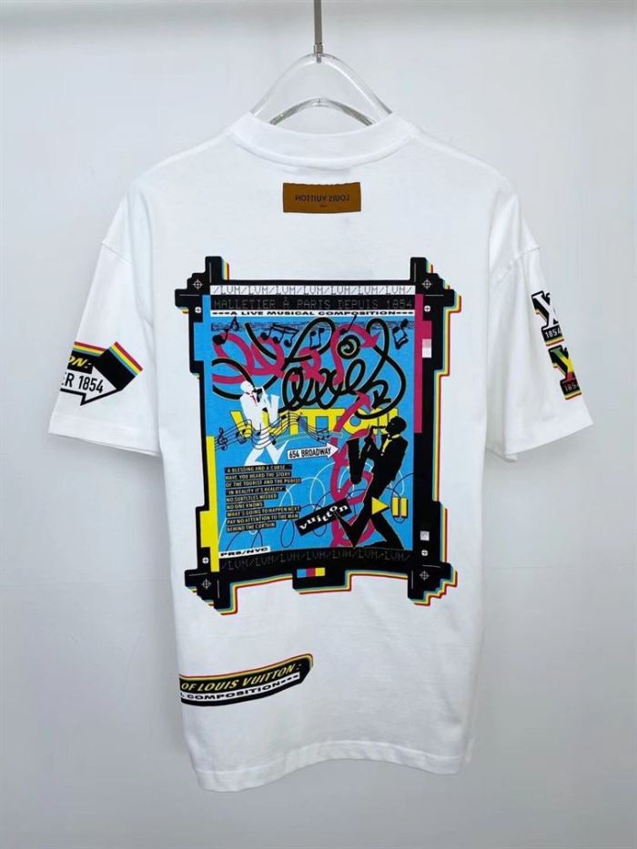 LOUIS VUITTON LV JAZZ FLYERS SHORT-SLEEVED T-SHIRT – LVTS068