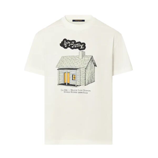 LOUIS VUITTON HOUSE PRINTED T-SHIRT – LVTS043