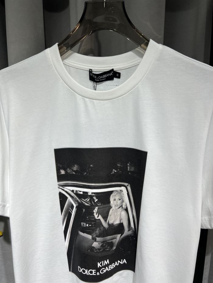 DOLCE & GABBANA CIAO KIM PIZZA-PRINT T-SHIRT – DT014