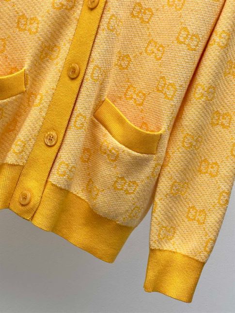 GUCCI GG WOOL JACQUARD CARDIGAN – GCK027