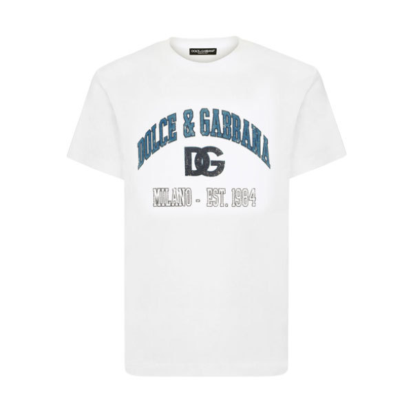 DOLCE & GABBANA COTTON T-SHIRT WITH PRINT – DT003