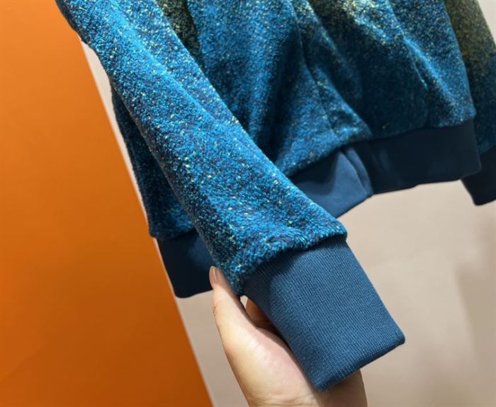 LOUIS VUITTON EMBROIDERED ZIP THROUGH HOODIE – LVH053