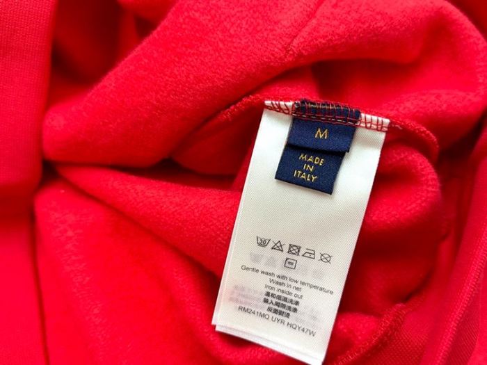 LOUIS VUITTON PRINTED COTTON HOODIE – LH062