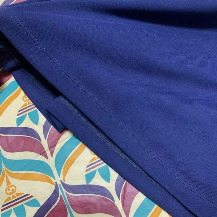 ADIDAS X GUCCI COTTON JERSEY T-SHIRT IN BLUE – GGS032