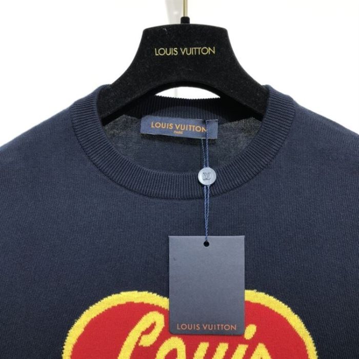 LOUIS VUITTON X NIGO INTARSIA JACQUARD HEART CREWNECK – LVTS049