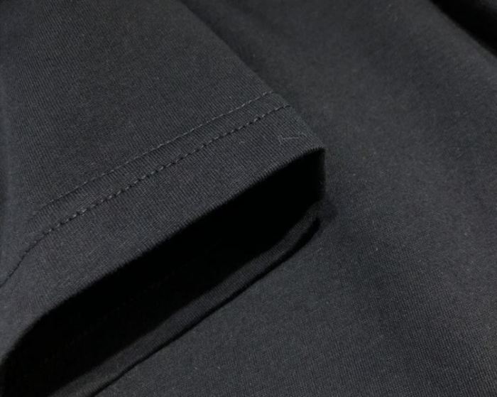 DOLCE & GABBANA COTTON T-SHIRT WITH METALLIC DG LOGO – DT015