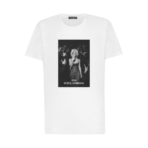 DOLCE & GABBANA CIAO KIM ICE CREAM-PRINT T-SHIRT – DT013