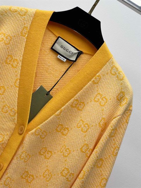 GUCCI GG WOOL JACQUARD CARDIGAN – GCK027