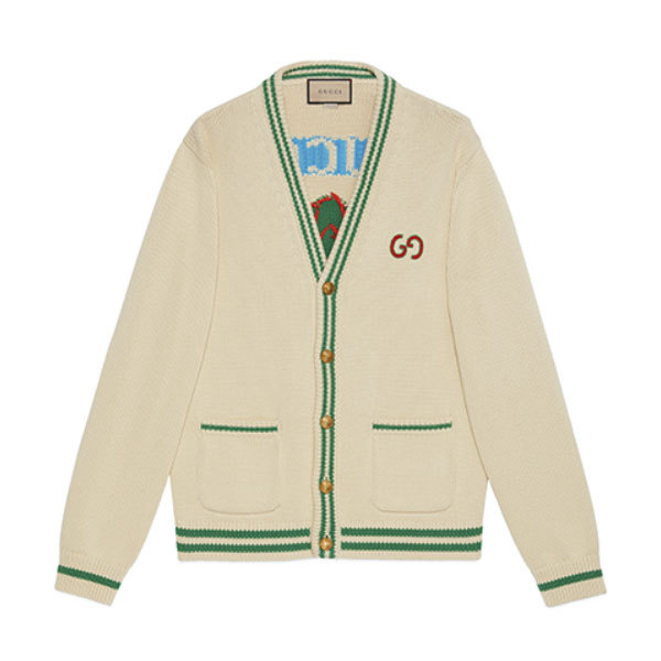 GUCCI PINEAPPLE COTTON CARDIGAN – GCK039