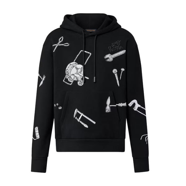 LOUIS VUITTON LV MULTI-TOOLS EMBRODERED HOODIE – LH068