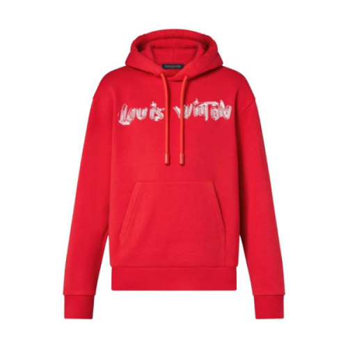 LOUIS VUITTON PRINTED COTTON HOODIE – LH062