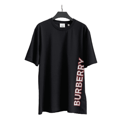 BURBERRY LOGO PRINT COTTON T-SHIRT – BRS032