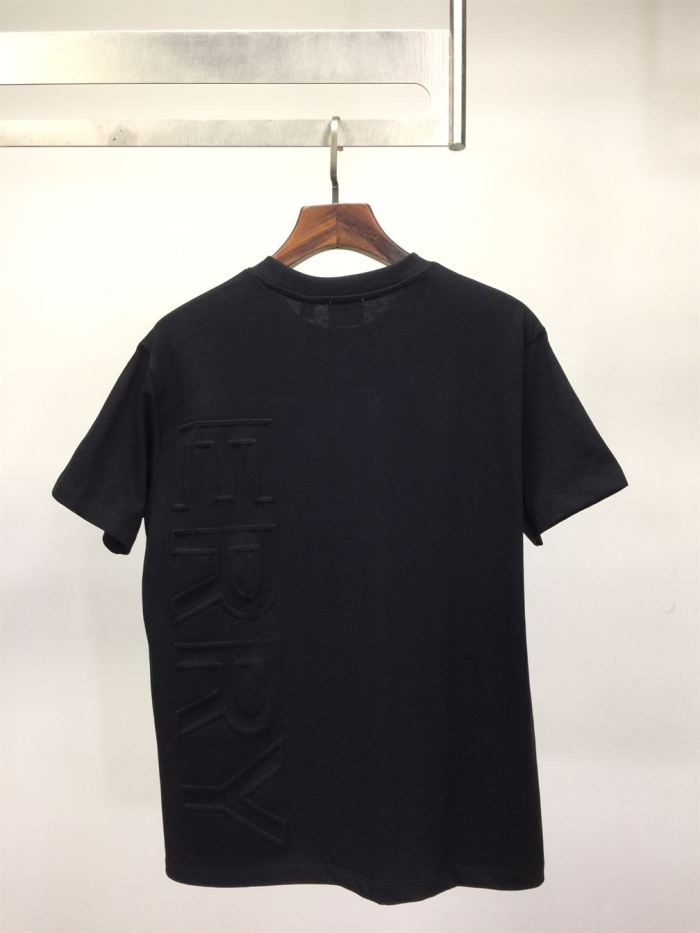 BURBERRY EMBOSSED LOGO COTTON OVERSIZED T-SHIRT – BRS025