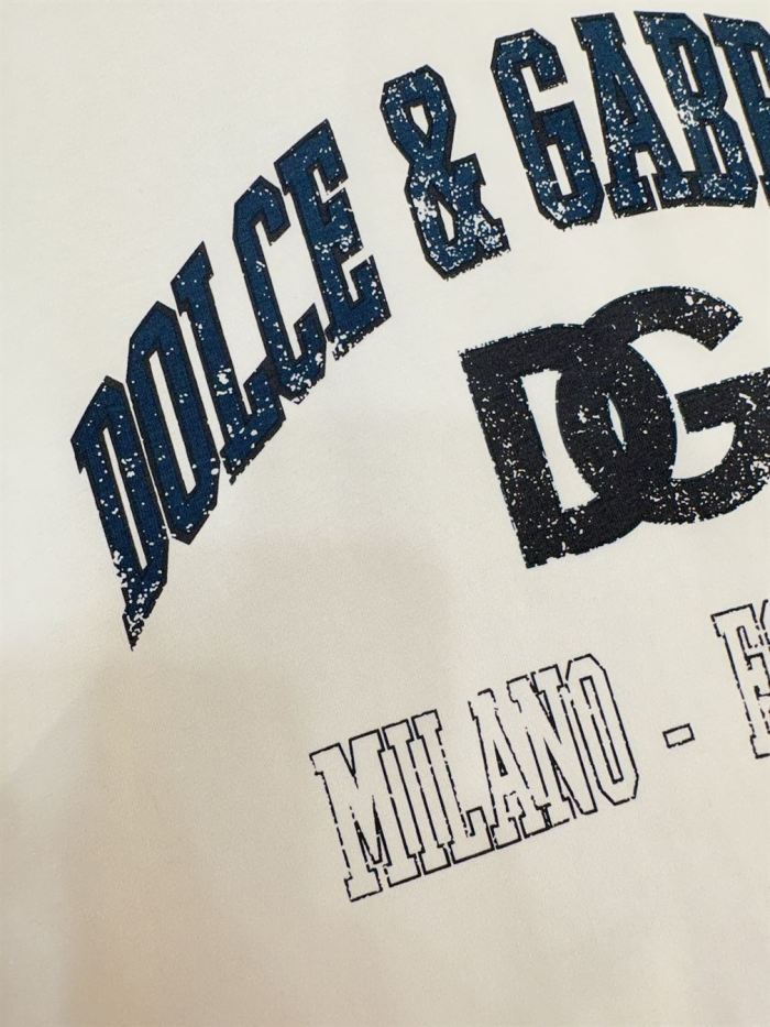 DOLCE & GABBANA COTTON T-SHIRT WITH PRINT – DT003