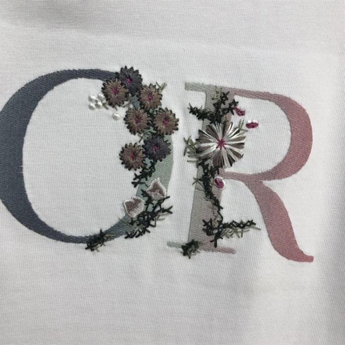 DIOR FLOWER LOGO T-SHIRT – DOT005
