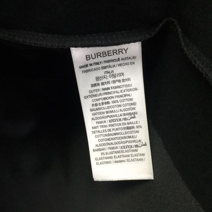 BURBERRY EMBOSSED LOGO COTTON OVERSIZED T-SHIRT – BRS025