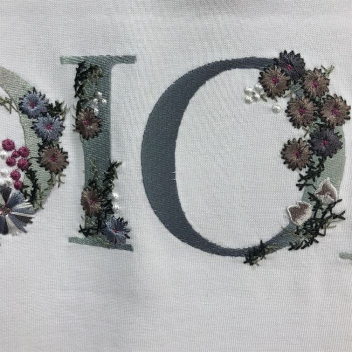 DIOR FLOWER LOGO T-SHIRT – DOT005