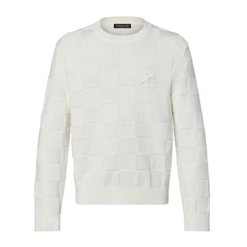 LOUIS VUITTON DAMIER STITCH CREWNECK – LVH045