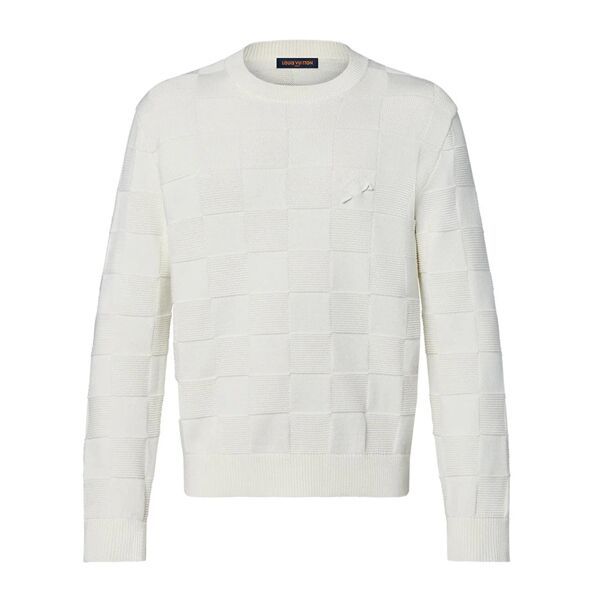 LOUIS VUITTON DAMIER STITCH CREWNECK – LVH045