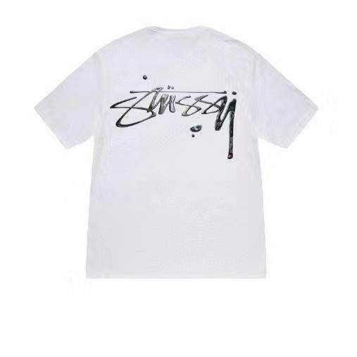 STUSSY MERCURY PRINT TEE WHITE