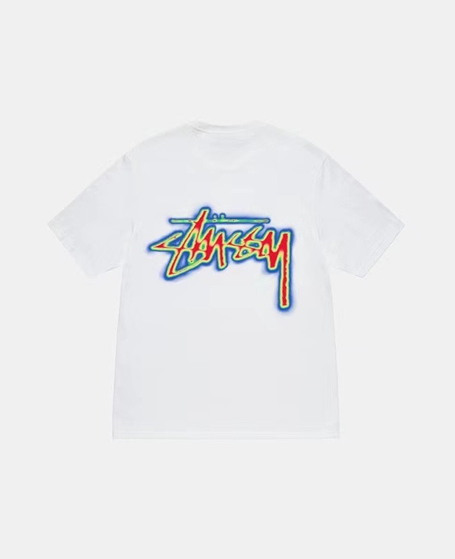 STUSSY THERMAL IMAGING TEE WHITE