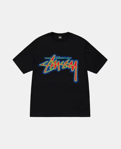 STUSSY THERMAL IMAGING TEE BLACK