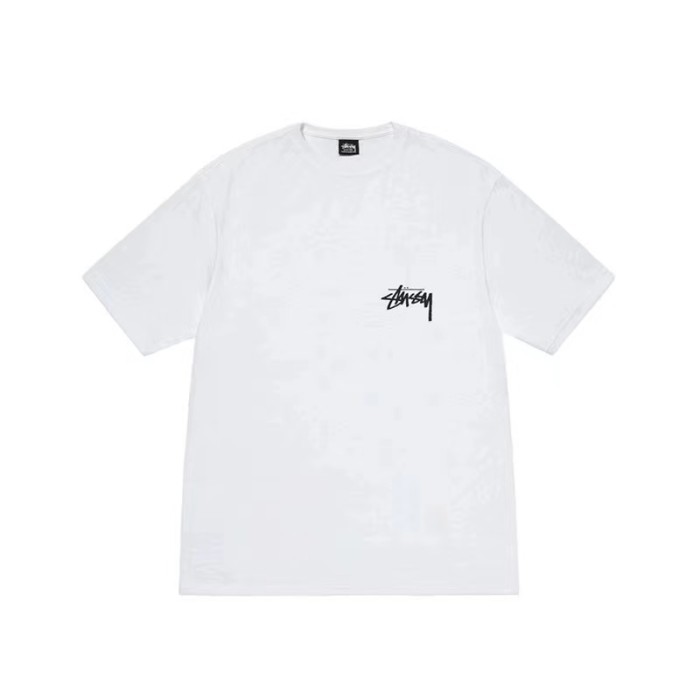 STUSSY STEERING WHEEL TEE WHITE
