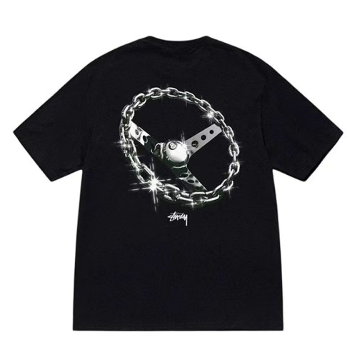 STUSSY STEERING WHEEL TEE BLACK