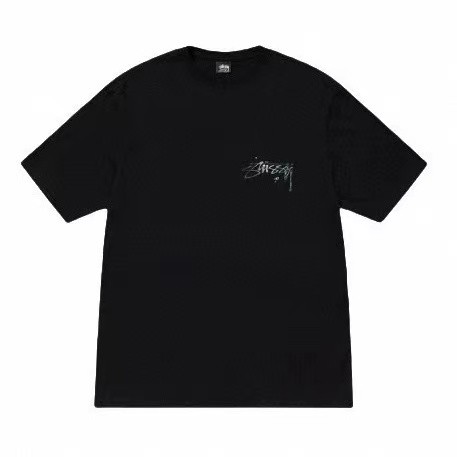 STUSSY MERCURY PRINT TEE BLACK