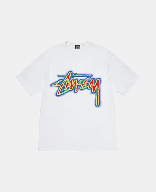 STUSSY THERMAL IMAGING TEE WHITE
