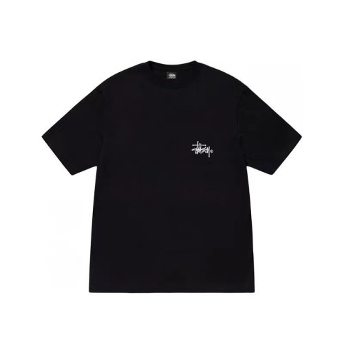 STUSSY COW PRINT TEE BLACK
