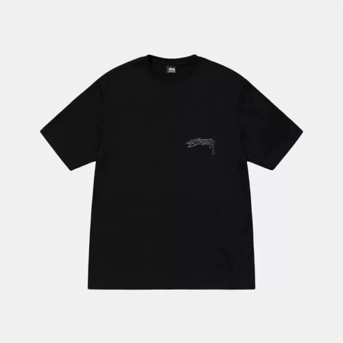 STUSSY EAGLE PRINT TEE BLACK