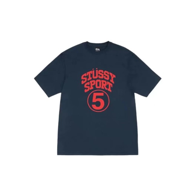 STUSSY NO.5 TEE NAVY