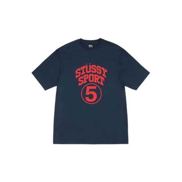 STUSSY NO.5 TEE NAVY