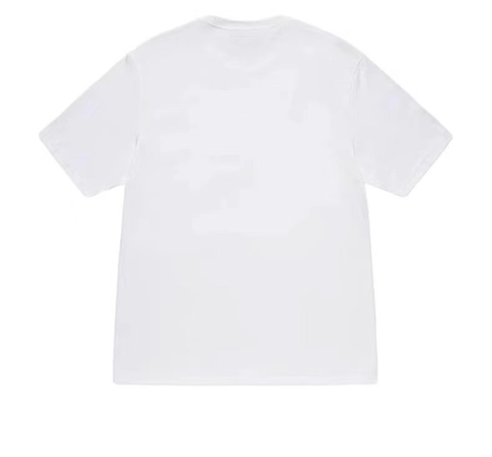 STUSSY OIL BARREL TEE WHITE
