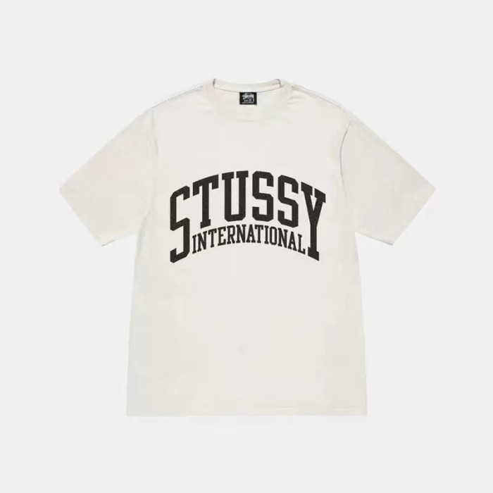 STUSSY INTERNATION PRINT TEE WHITE