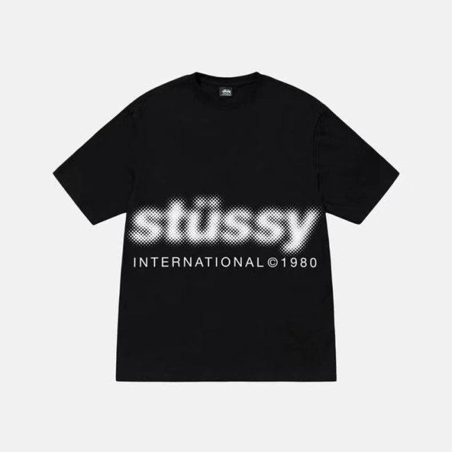 STUSSY 1980 LOGO TEE BLACK
