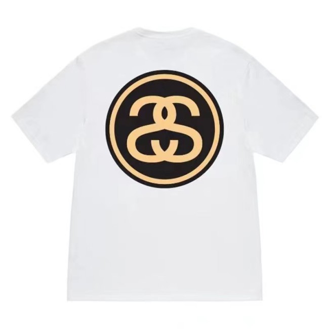 STUSSY BIG LOGO TEE WHITE