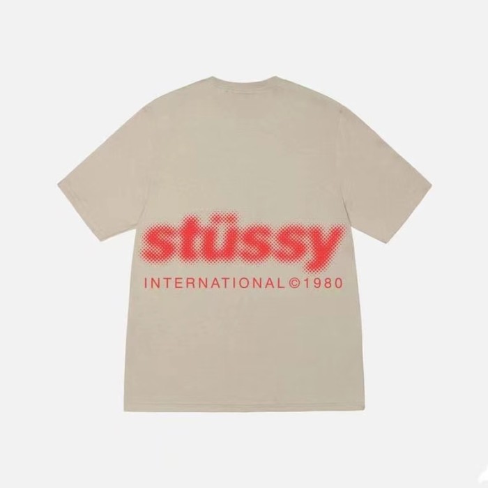 STUSSY 1980 LOGO TEE APRICOT