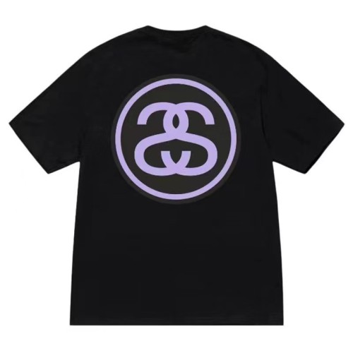 STUSSY BIG LOGO TEE BLACK