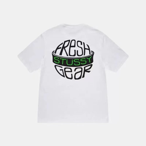 STUSSY EARTH LETTERS TEE WHITE