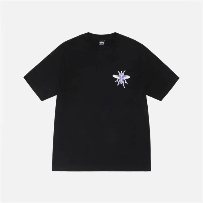 STUSSY ALPHABET INSECT TEE BLACK